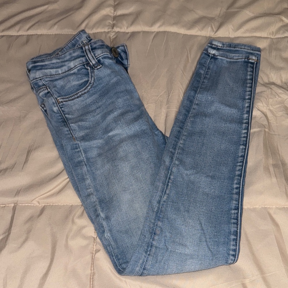 American Eagle Outfitters Sky Blue Skinny Jeans